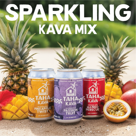 Sparkling Kava Mix Pack – 20 Cans, 3 Flavors